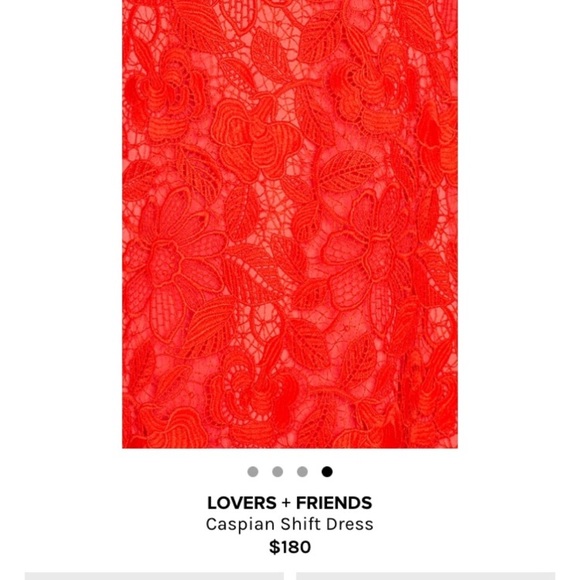 Lovers + friends Caspian Shift dress, coral color - Picture 5 of 8
